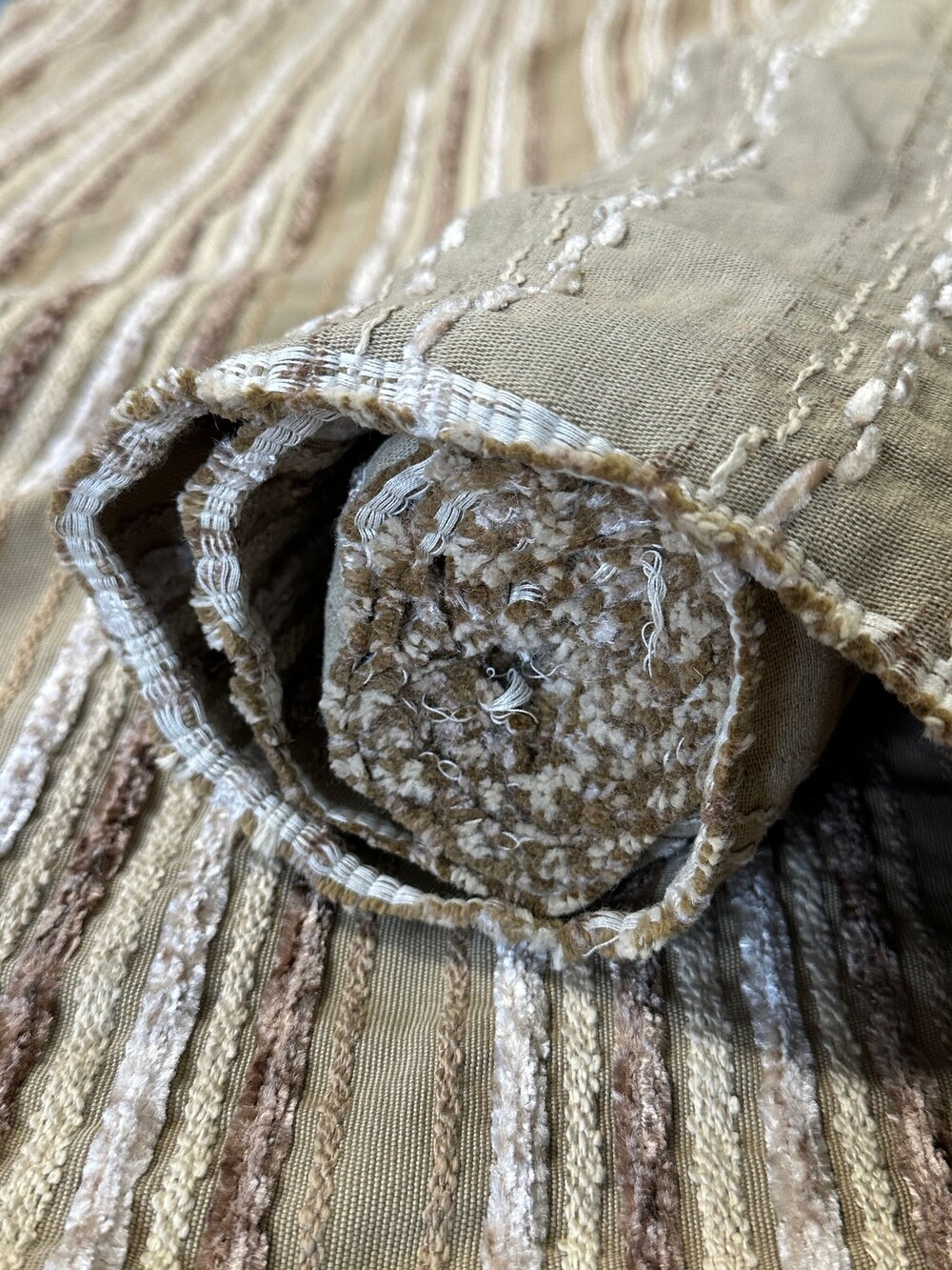 Upholstery Drapery Textured Cotton Polyester Blend 46" Fabric